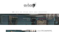 Desktop Screenshot of carliescuttingedgesalon.com